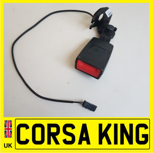 2015-2019 VAUXHALL CORSA E REAR DRIVERS SIDE SEAT BELT BUCKLE CLASP 13427756