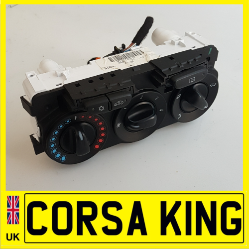 2015-2018 VAUXHALL CORSA E HEATER CONTROL SWITCH PANEL WITH AIR CONDITIONING