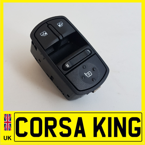 VAUXHALL CORSA E MASTER WINDOW MIRROR REGULATOR SWITCH BUTTONS 2016 13430017
