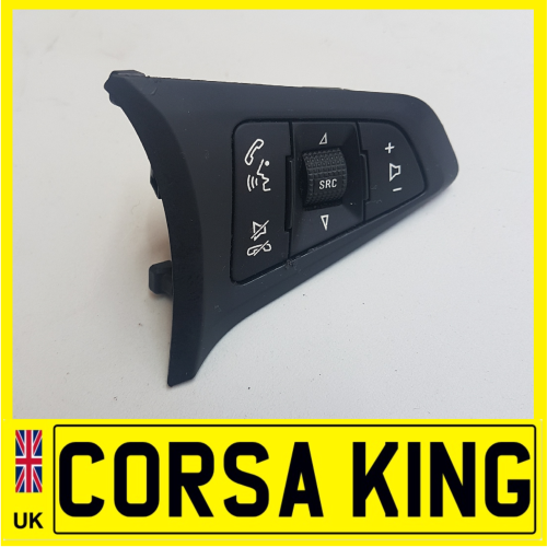 Vauxhall Corsa E 2014-2019 Steering Wheel Telephone Media Switch Button 13439133
