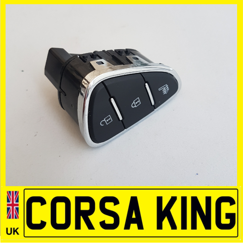 Vauxhall Corsa E Central Door Locking Heated Driver Seat Switch Button 13363827