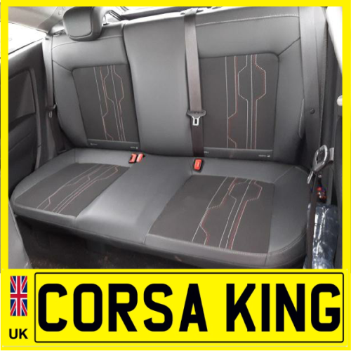2007-2015 Vauxhall Corsa D 3 Door – Rear Seat Base Cushion – Trim Code: TANT – HALF LEATHER