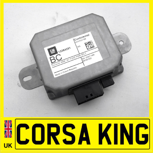 2015-2018 VAUXHALL CORSA E SAT NAV / PHONE CONTROL MODULE UNIT 13384291