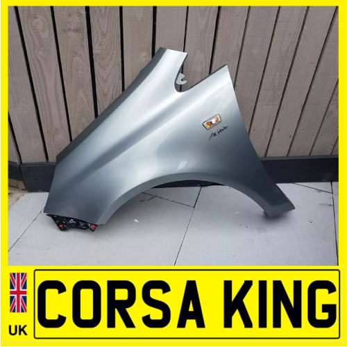 2006-2014 Vauxhall Corsa D Passenger Nearside Front Wing Silver Lake Z179
