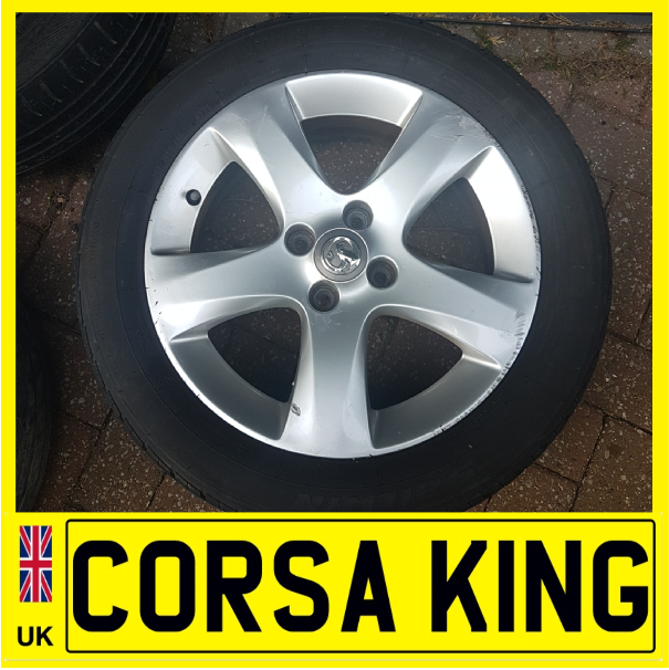 2007-2015 Vauxhall Opel Corsa D Spare Alloy Wheel & Tyre - 16 Inch - 195 55 R16 (Lots of tread on tyre)