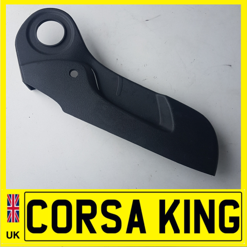 2007-2019 VAUXHALL OPEL CORSA D & E DRIVERS SIDE SEAT TRIM COVER BLACK 13210980