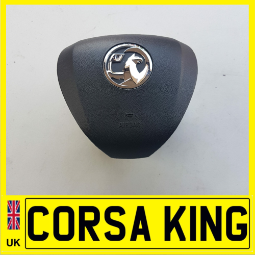 2015-2019 VAUXHALL CORSA E DRIVERS SIDE FRONT SRS STEERING WHEEL AIRBAG 13403827