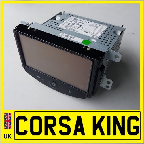 2015-2019 VAUXHALL CORSA E RADIO STEREO R3 HEAD UNIT 95441721