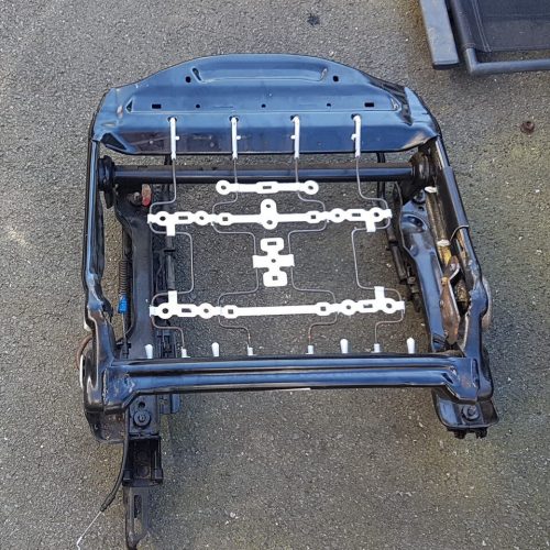 2015-2019 Vauxhall Corsa E 5 Door Drivers Side Front Seat Base Frame & Runners