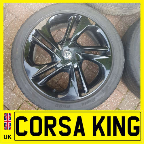2015-2019 Vauxhall Corsa E Limited LTD Edition Spare Alloy Wheel & Tyre - 17 Inch - 215/45/R17 (Lots of tread)