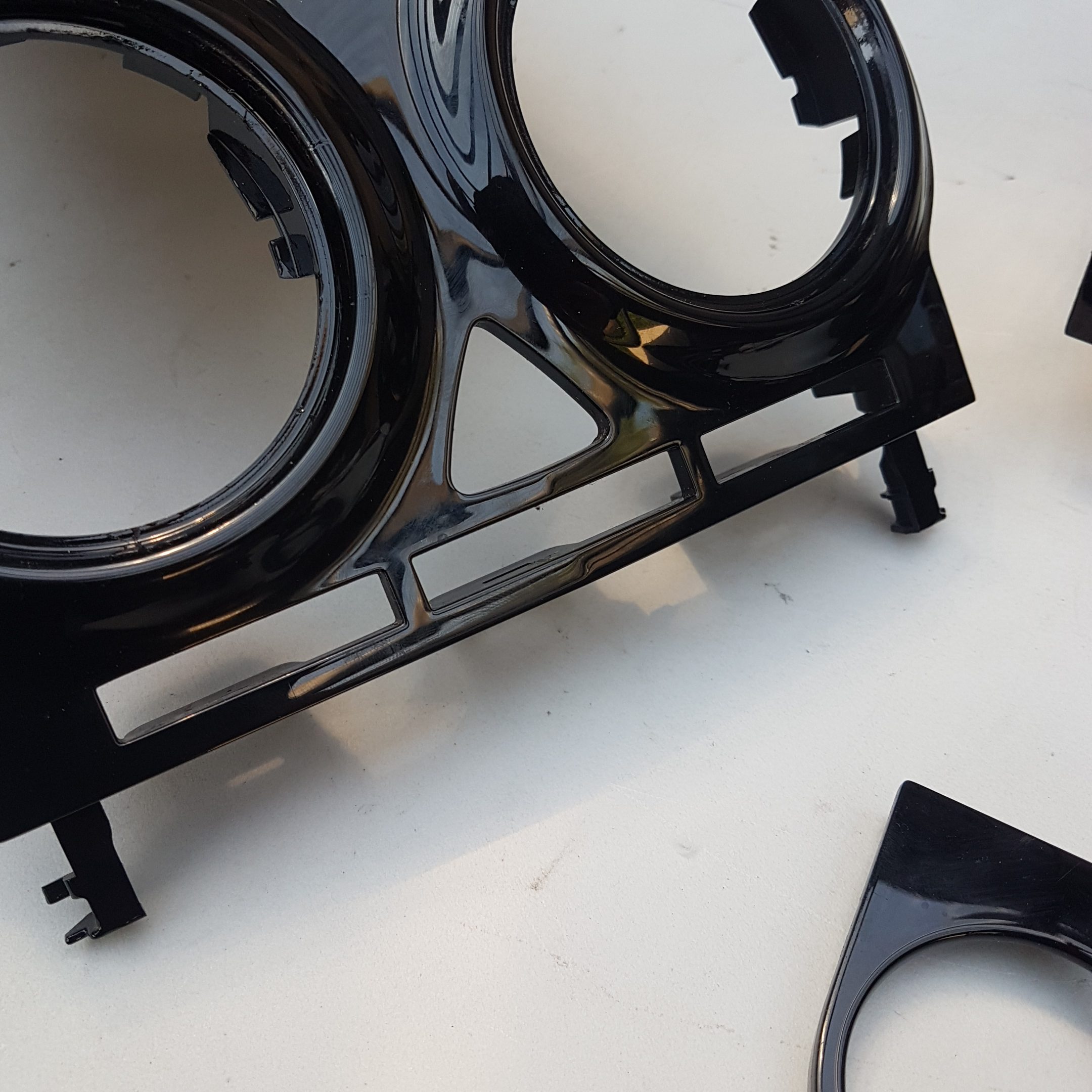 2006-2015 Vauxhall Opel Corsa D Piano Black Dash Trim Set - Heated Seat Version (6 Buttons) - Image 3