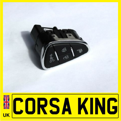 2015-2019 VAUXHALL CORSA E CENTRAL LOCKING PARKING SENSOR HEATED SEAT SWITCH BUTTONS GM 13363832