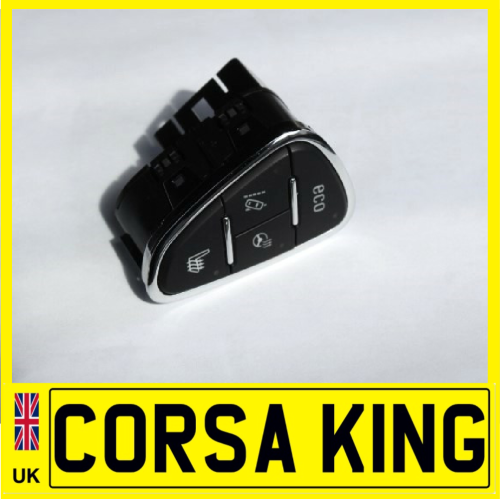 2015-2019 VAUXHALL CORSA E ECO HEATED SEAT LANE DEPARTURE WARNING HEATED STEERING WHEEL SWITCH BUTTONS GM 13442413