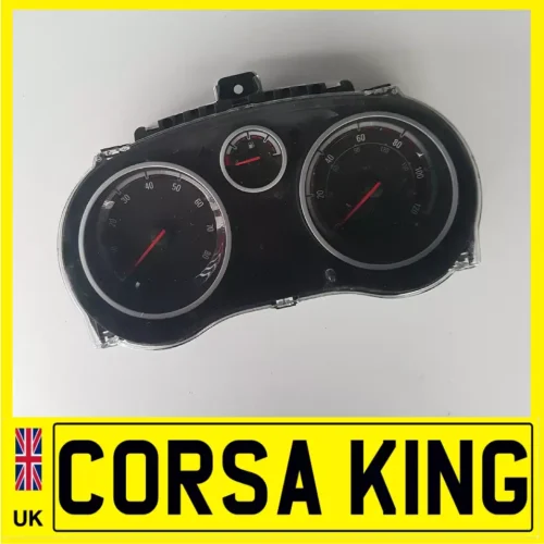 Vauxhall Corsa D SXI Petrol Instrument Speedo Dial Clock Set + PIN 13373017 ACSG