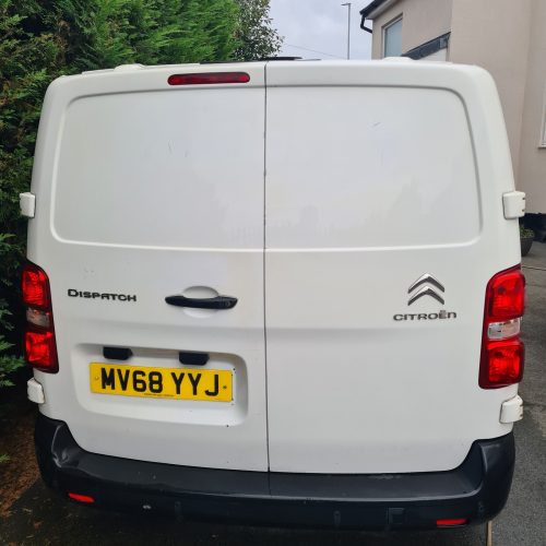 2018 CITROEN DISPATCH BOTH DRIVER & PASSENGER DOORS WHITE EWP, PRICE FOR 2 DOORS
