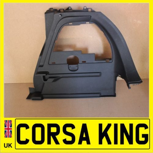 2007-2018 Vauxhall Corsa D & E Drivers Side Interior Boot Quarter Trim Panel 13432992