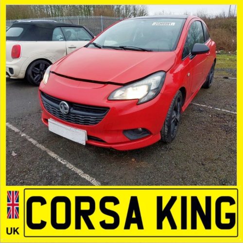 2015-2018 Vauxhall Corsa E Limited Edition / SRI Complete Front Bumper In Flame Red Z547 / 79L / 79U Fits 3 & 5 Door