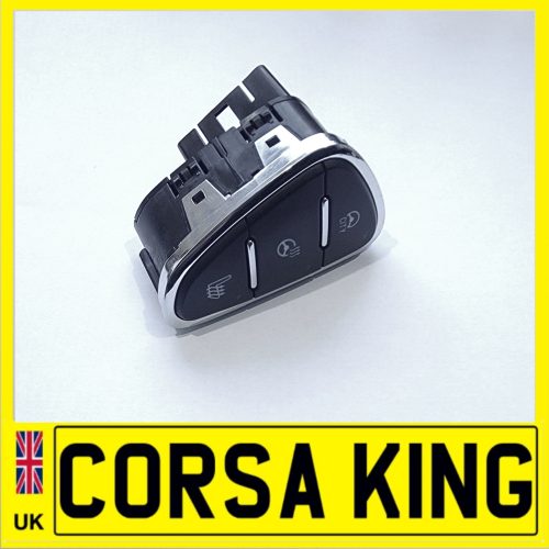 Vauxhall Corsa E City Heated Passenger Seat Steering Wheel Switch Button 13423500