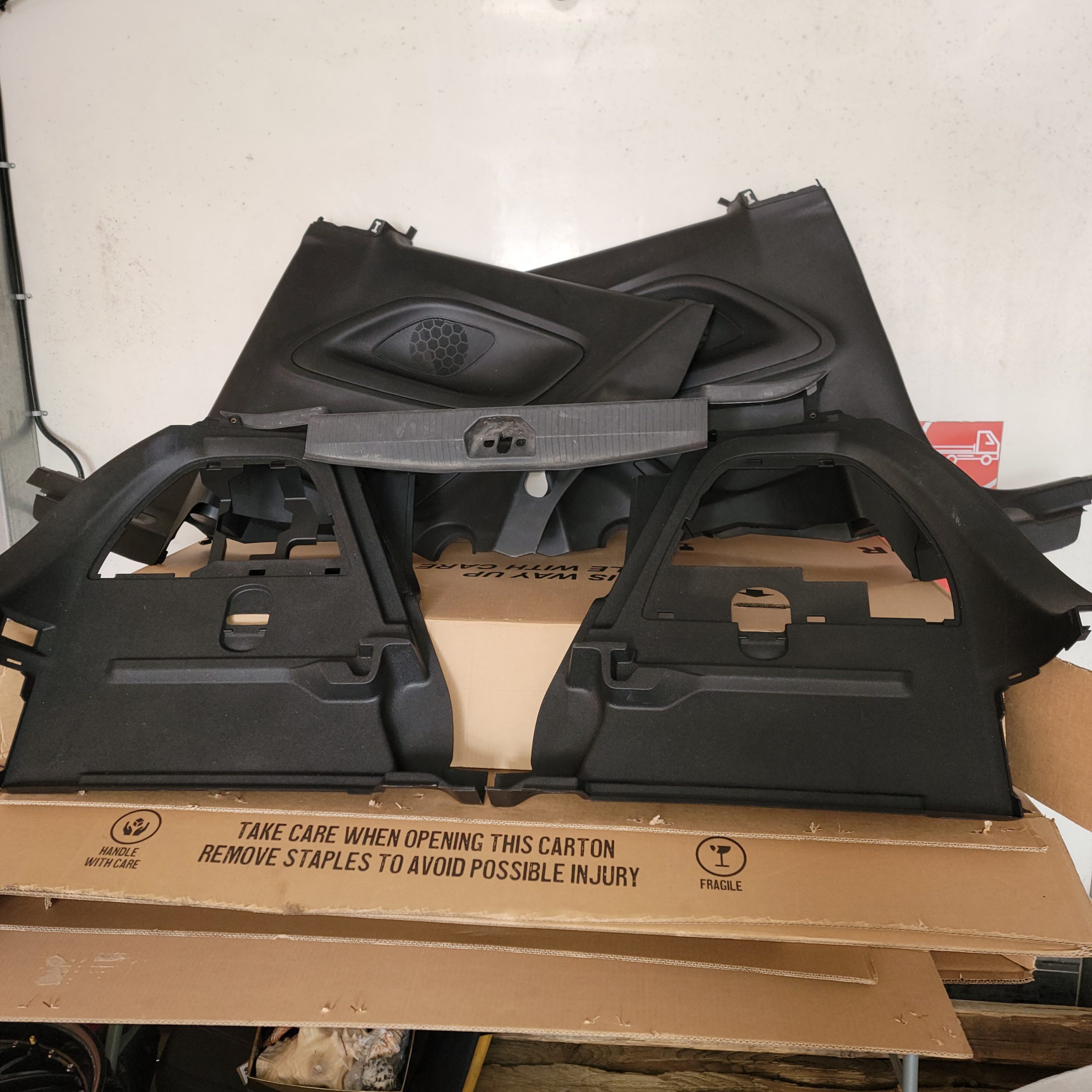 Vauxhall Corsa - Multiple Rear Trim Panels & Seat Belt Attachments.